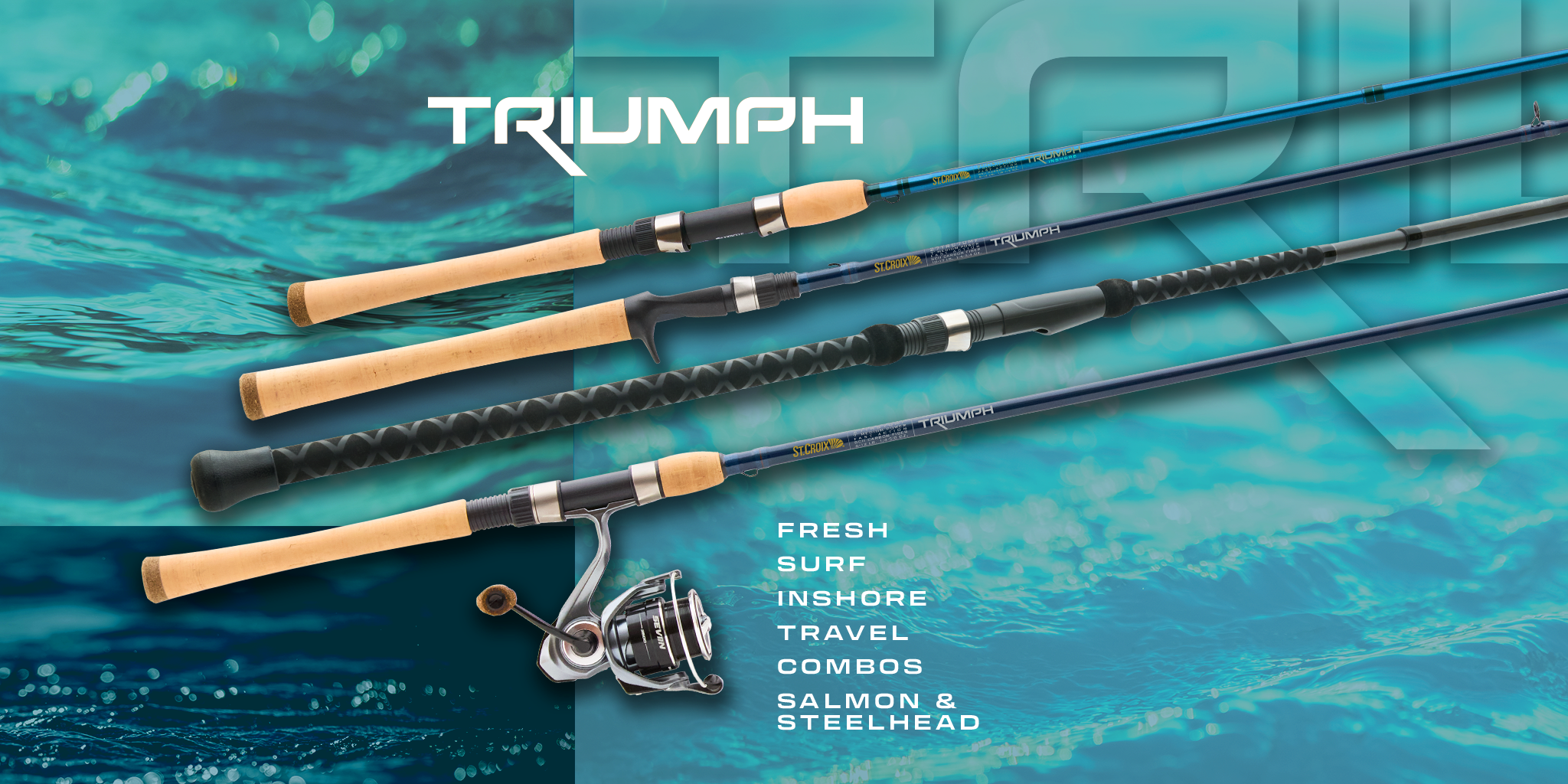 New St. Croix Triumph fishing rods